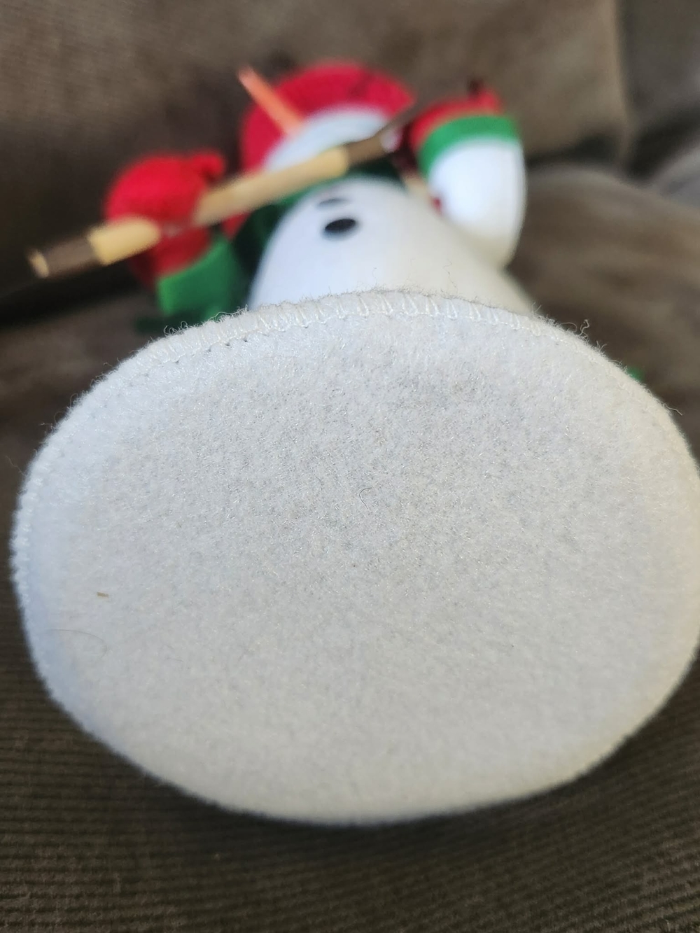 Vintage Annalee Mobilitee Alone Snowman W/ Snow Shovel - Picture 5 of 8